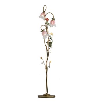 BRILAGI - Grīdas lampa KATERINA 3xE14/40W/230V daudzkrāsaina/bronzas/patina