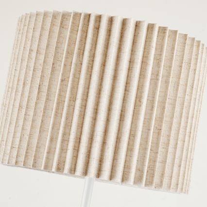 Brilagi - Grīdas lampa NORDIC WAVE 1xE27/15W/230V lina/balta