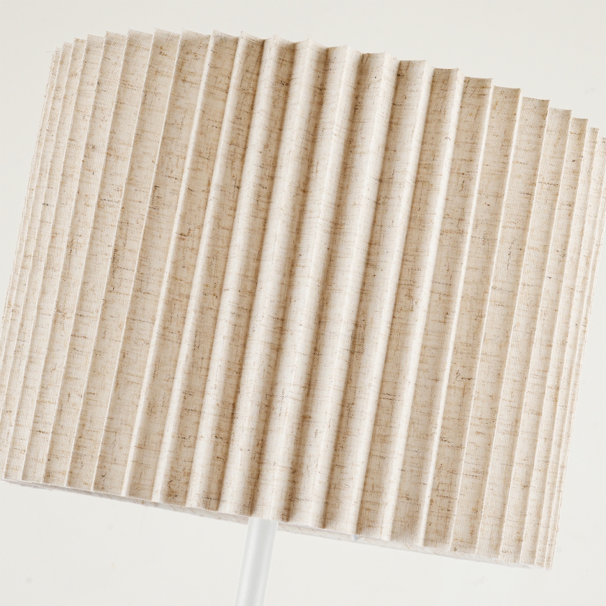 Brilagi - Grīdas lampa NORDIC WAVE 1xE27/15W/230V lina/balta