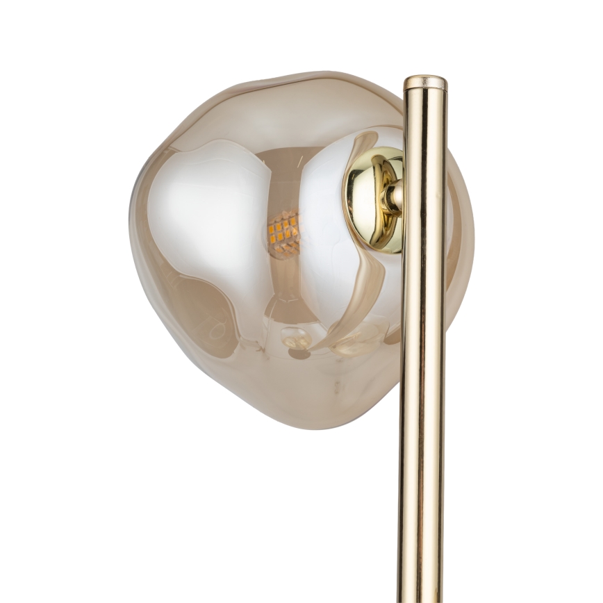 Brilagi - Grīdas lampa VULCANO 3xG9/8W/230V zeltaina/dūmainā bēša