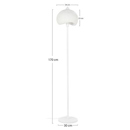 Brilagi - Grīdas lampa WABI SABI 1xE27/40W/230V balta