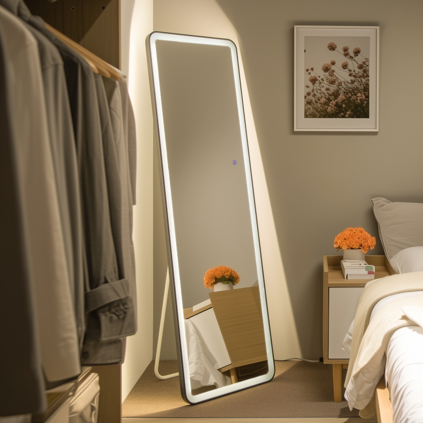BRILAGI - Brīvi stāvošs spogulis ELEGANZA LED/42W/230V 160x50 cm IP44 CRI 90 ar regulējamu spilgtumu + CCT
