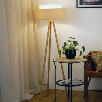 Brilagi - Grīdas stāvlampa ARIZONA BOHO 1xE27/15W/230V bēša