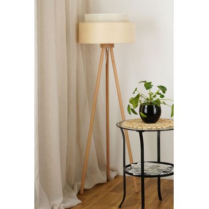 Brilagi - Grīdas stāvlampa ARIZONA BOHO 1xE27/15W/230V bēša