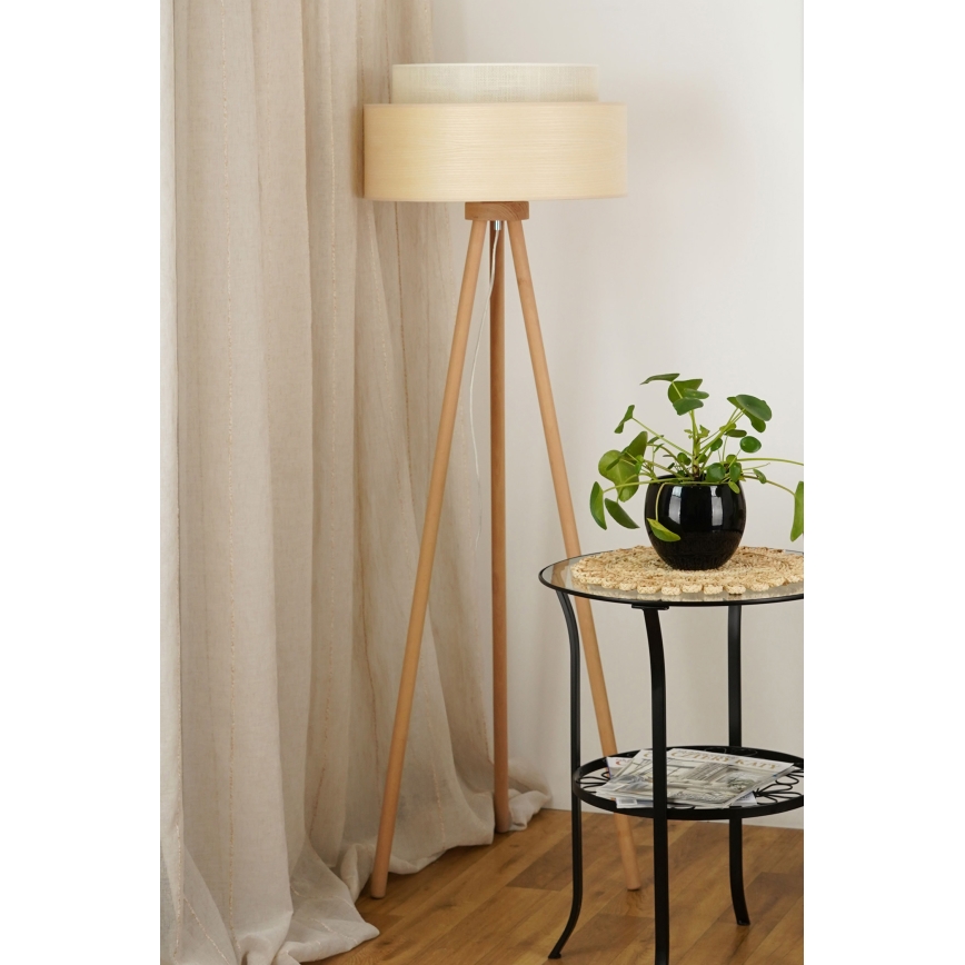 Brilagi - Grīdas stāvlampa ARIZONA BOHO 1xE27/15W/230V bēša