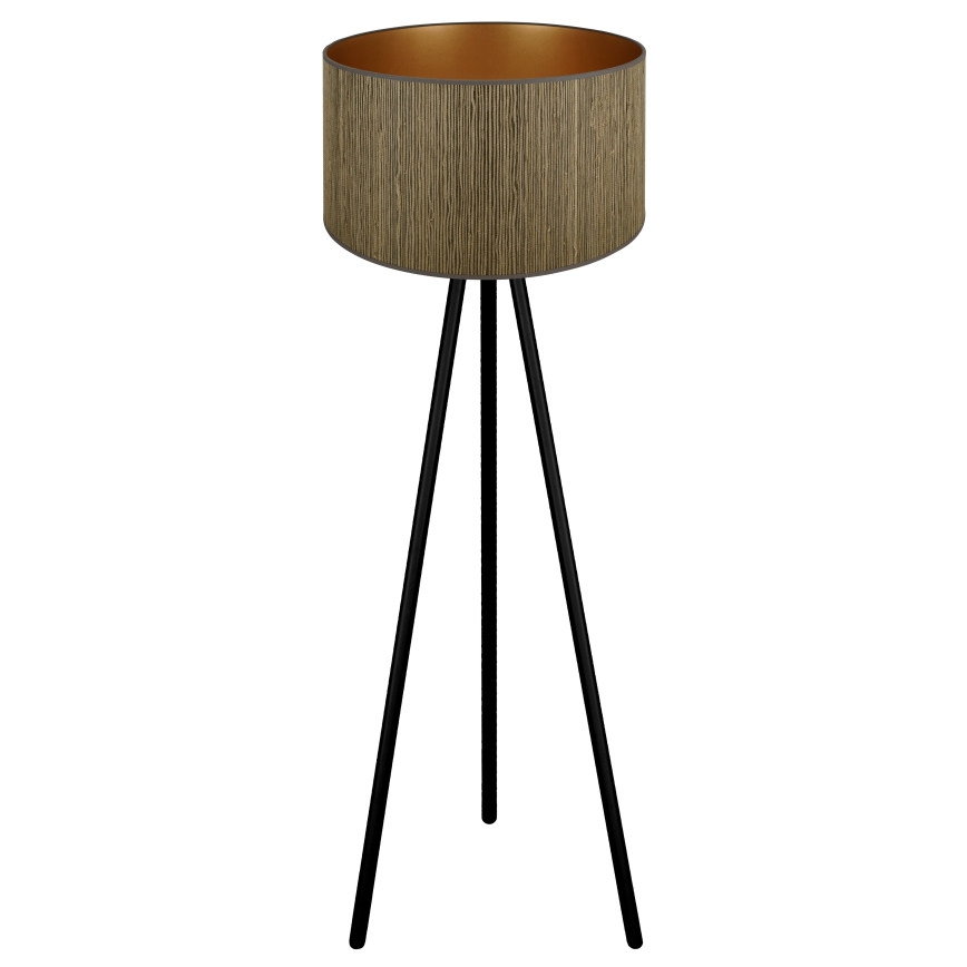 Brilagi - Grīdas stāvlampa BOSTON ROLLER 1xE27/15W/230V salmi brūna/zelta