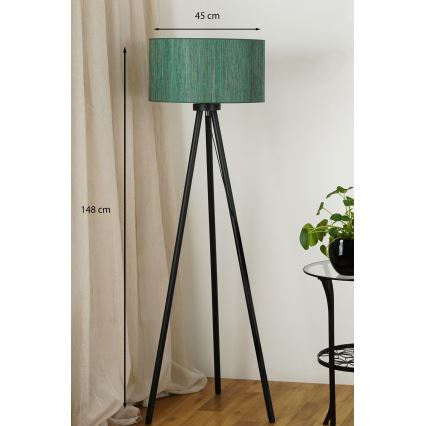 Brilagi - Grīdas stāvlampa BOSTON ROLLER 1xE27/15W/230V salmi zaļa/zelta