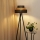 Brilagi - Grīdas stāvlampa DAKOTA LUNETA 1xE27/15W/230V melna/bēša