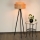 Brilagi - Grīdas stāvlampa MONTANA BOHO 1xE27/15W/230V brūna/melna