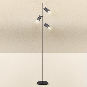 Brilagi - Grīdas stāvlampa SELE 3xGU10/30W/230V melna