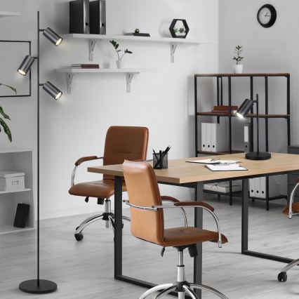 Brilagi - Grīdas stāvlampa SELE 3xGU10/30W/230V melna