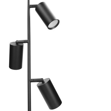 Brilagi - Grīdas stāvlampa SELE 3xGU10/30W/230V melna