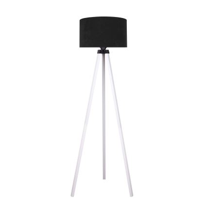 Brilagi - Grīdas stāvlampa VELVET 1xE27/60W/230V balta/melna