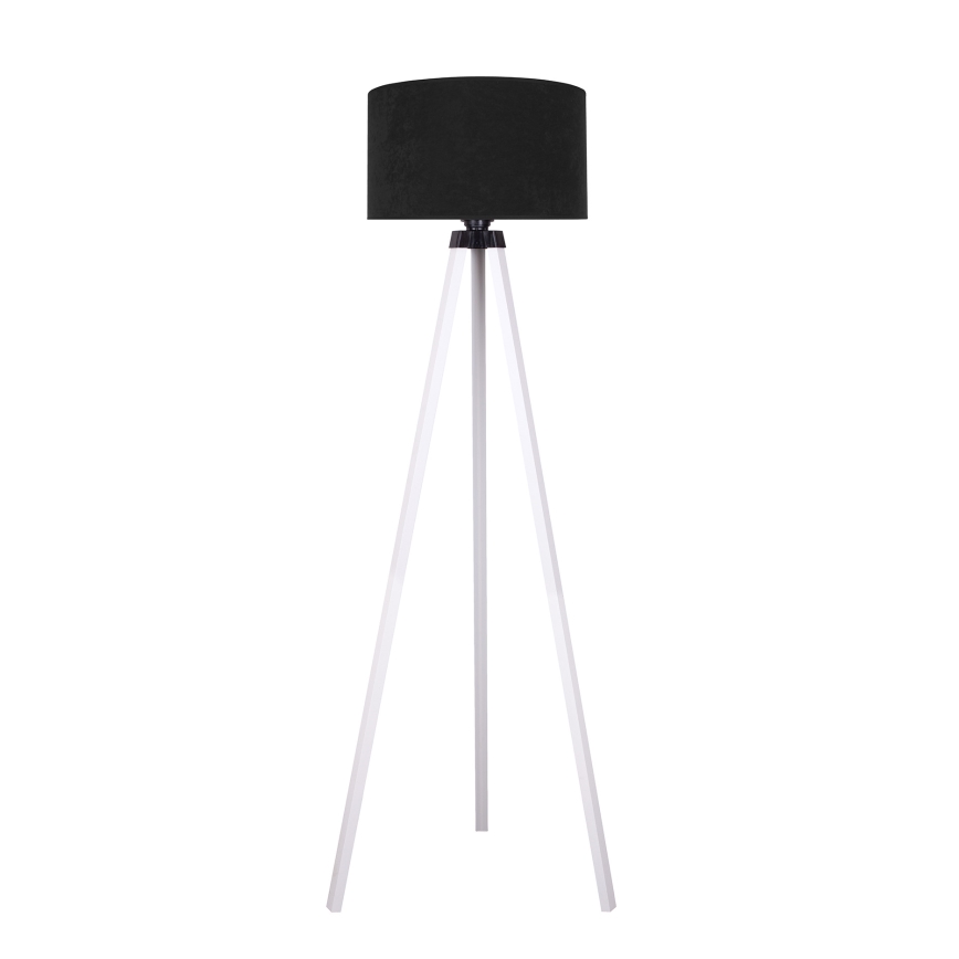 Brilagi - Grīdas stāvlampa VELVET 1xE27/60W/230V balta/melna