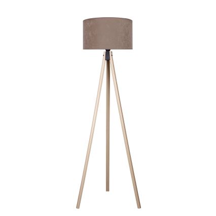 Brilagi - Grīdas stāvlampa VELVET 1xE27/60W/230V bēša