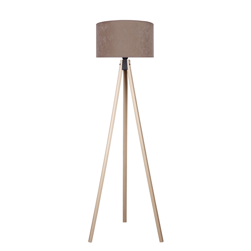Brilagi - Grīdas stāvlampa VELVET 1xE27/60W/230V bēša