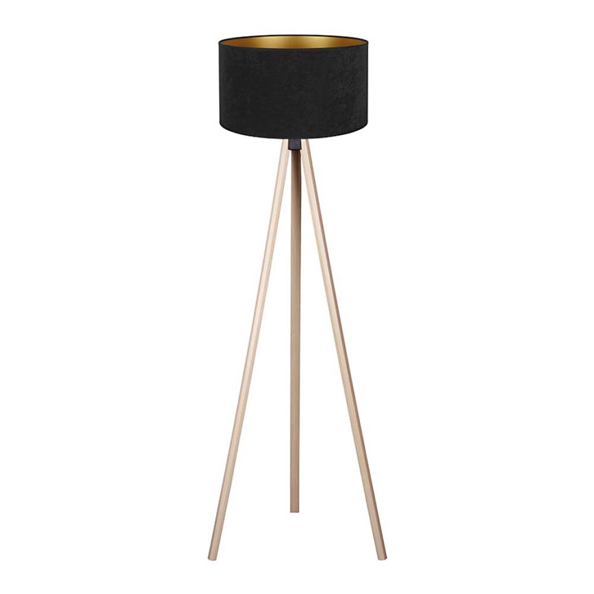 Brilagi - Grīdas stāvlampa VELVET 1xE27/60W/230V bēša/melna