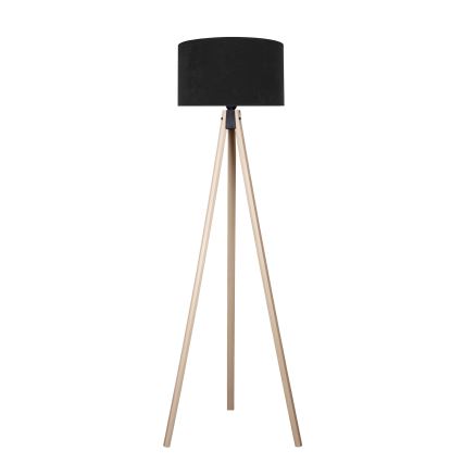 Brilagi - Grīdas stāvlampa VELVET 1xE27/60W/230V bēša/melna
