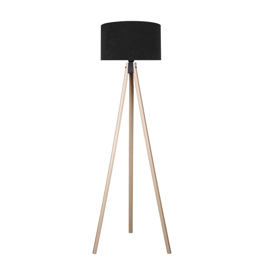 Brilagi - Grīdas stāvlampa VELVET 1xE27/60W/230V bēša/melna