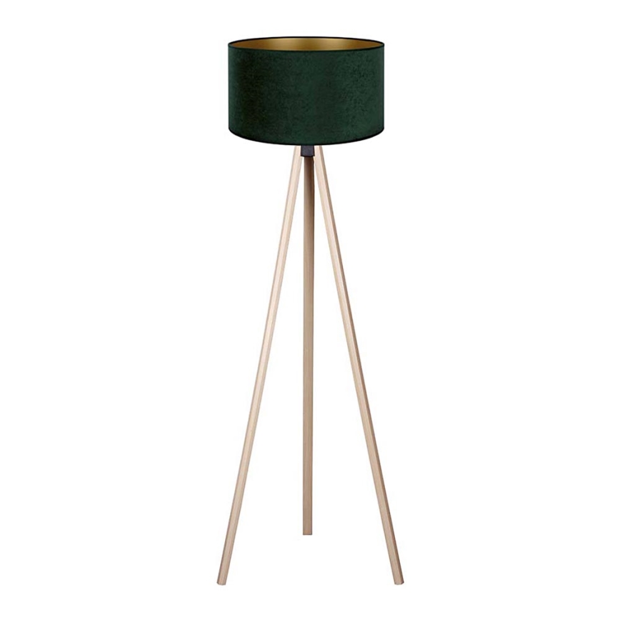 Brilagi - Grīdas stāvlampa VELVET 1xE27/60W/230V bēša/zaļa