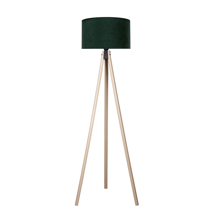 Brilagi - Grīdas stāvlampa VELVET 1xE27/60W/230V bēša/zaļa