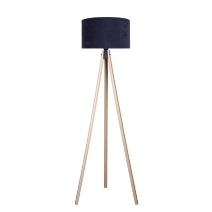 Brilagi - Grīdas stāvlampa VELVET 1xE27/60W/230V bēša/zila