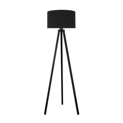 Brilagi - Grīdas stāvlampa VELVET 1xE27/60W/230V melna/venge
