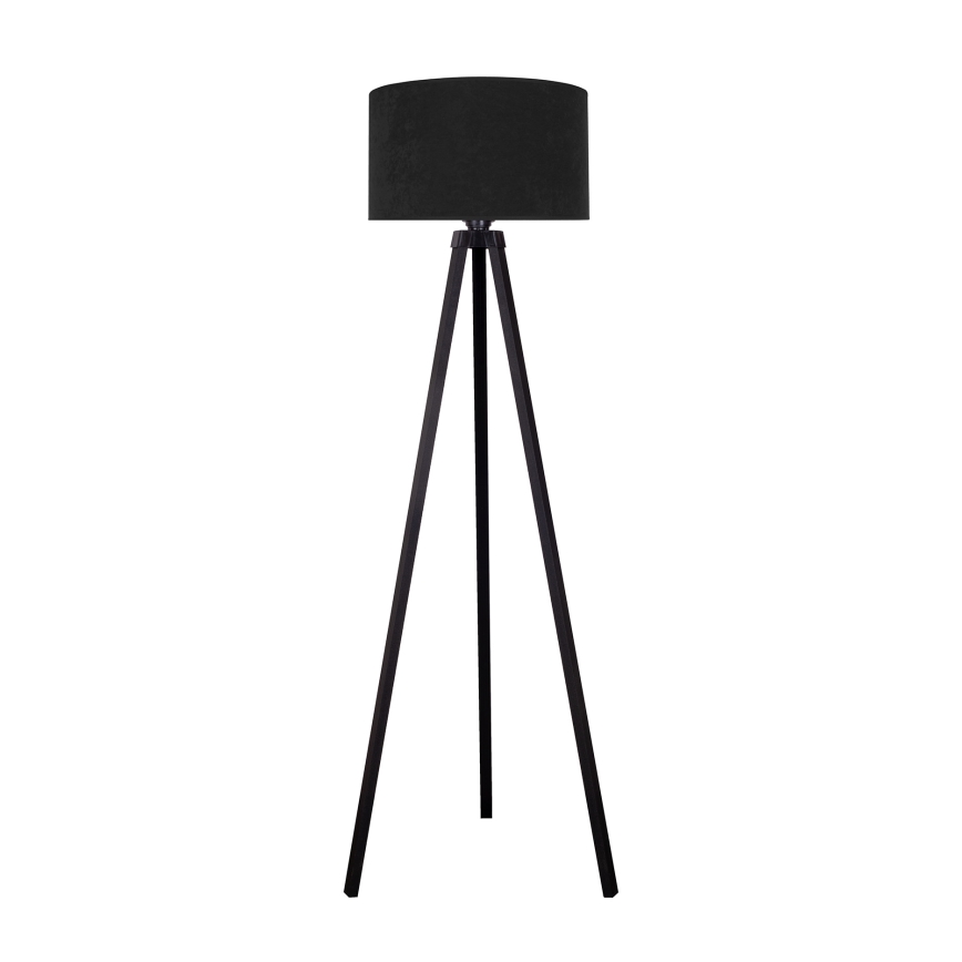 Brilagi - Grīdas stāvlampa VELVET 1xE27/60W/230V melna/venge