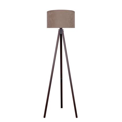Brilagi - Grīdas stāvlampa VELVET 1xE27/60W/230V venge/bēša
