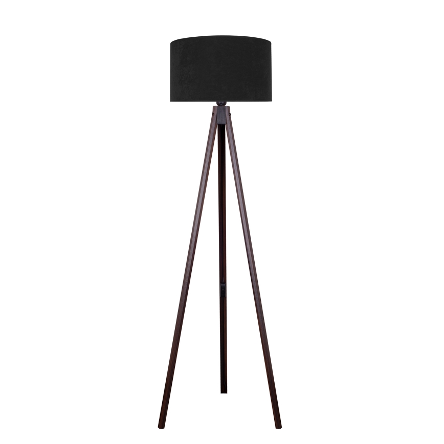 Brilagi - Grīdas stāvlampa VELVET 1xE27/60W/230V venge/melna