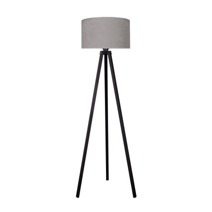 Brilagi - Grīdas stāvlampa VELVET 1xE27/60W/230V venge/pelēka