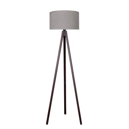 Brilagi - Grīdas stāvlampa VELVET 1xE27/60W/230V venge/pelēka