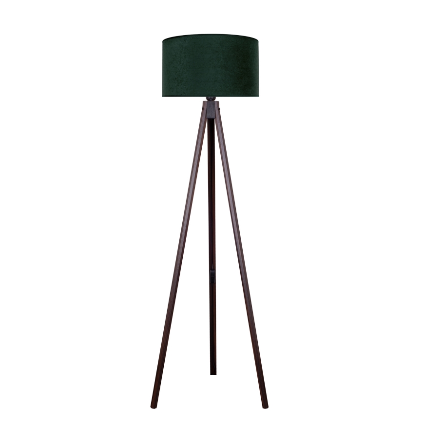 Brilagi - Grīdas stāvlampa VELVET 1xE27/60W/230V venge/zaļa