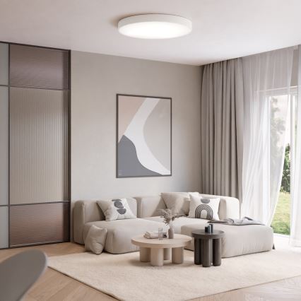 Brilagi - Griestu gaismeklis ar sensoru CLARE 5xE27/40W/230V Ø 60 cm balts