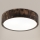 Brilagi - Griestu gaismeklis CARVALHO SMOKEY, 2xE27/60W/230V, ozolkoka, diametrs 37,5 cm