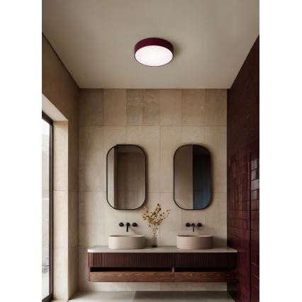 Brilagi - Griestu gaismeklis CLARE 3xE27/24W/230V pr. 40 cm vīnsarkans