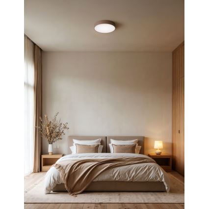 Brilagi - Griestu gaismeklis CLARE 3xE27/24W/230V Ø 40 cm brūns