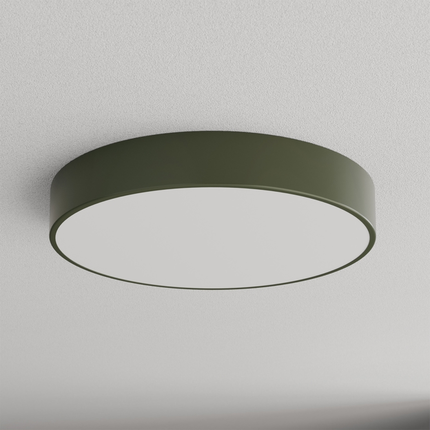 Brilagi - Griestu gaismeklis CLARE 4xE27/40W/230V Ø 50 cm khaki