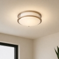 Brilagi - Griestu gaismeklis ELARO 2xE27/40W/230V Ø 26 cm, zelta krāsā