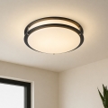 Brilagi - Griestu gaismeklis ELARO 4xE27/40W/230V diametrs 41 cm melns