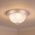 BRILAGI - Griestu gaismeklis FRESCO 2xE27/40W/230V Ø 28 cm matēts hroms