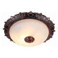 Brilagi - Griestu gaismeklis FRESCO 2xE27/40W/230V Ø 30 cm bronzas krāsā
