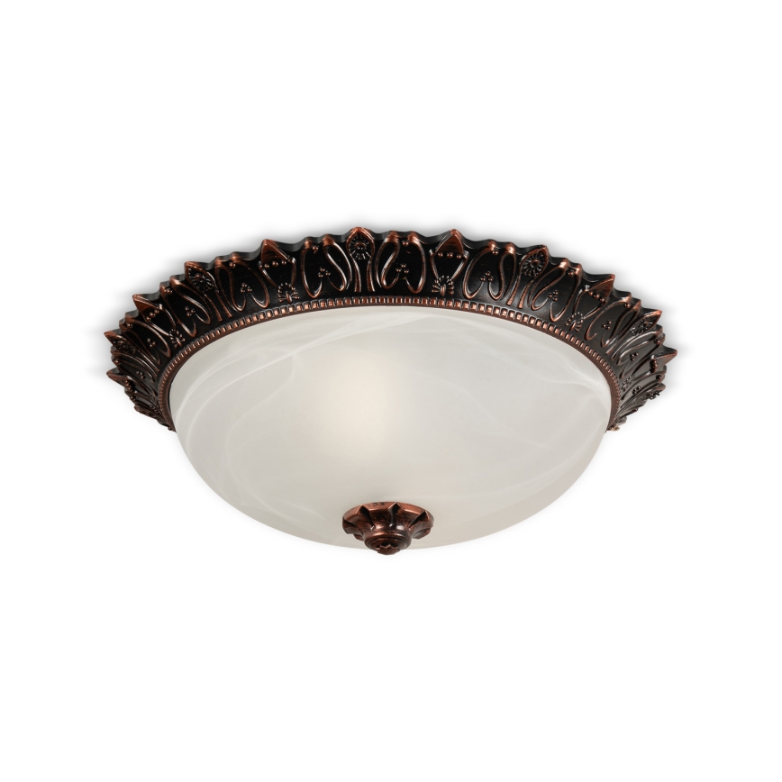 BRILAGI - Griestu gaismeklis FRESCO 2xE27/40W/230V Ø 30 cm bronzas krāsā