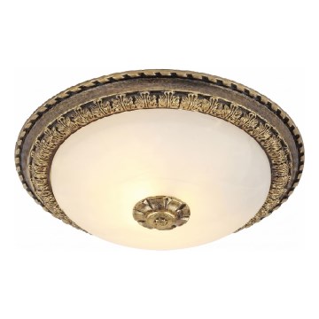 Brilagi - Griestu gaismeklis FRESCO 2xE27/40W/230V Ø 30 cm misiņš