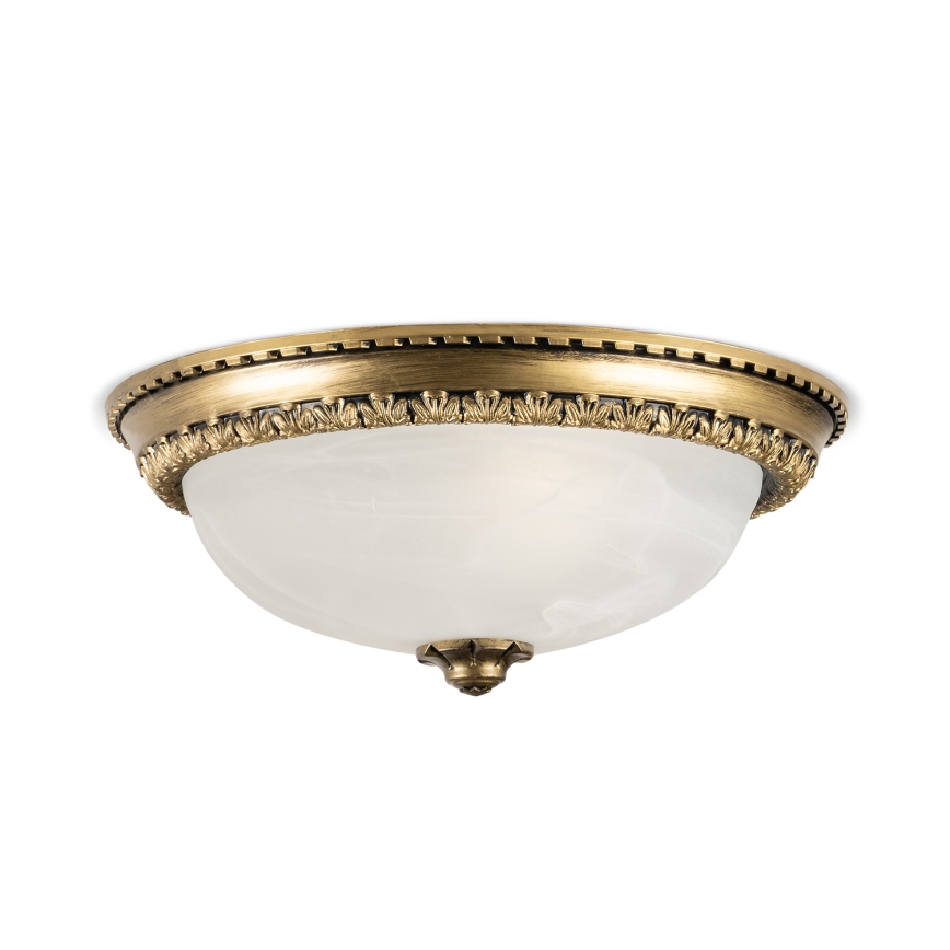 BRILAGI - Griestu gaismeklis FRESCO 2xE27/40W/230V Ø 30 cm misiņš