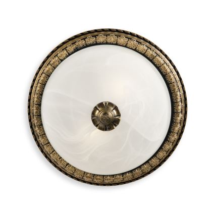 BRILAGI - Griestu gaismeklis FRESCO 2xE27/40W/230V Ø 30 cm misiņš