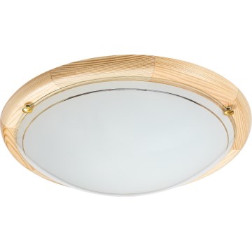 Brilagi - Griestu gaismeklis ORBIS 2xE27/60W/230V Ø 38 cm priede