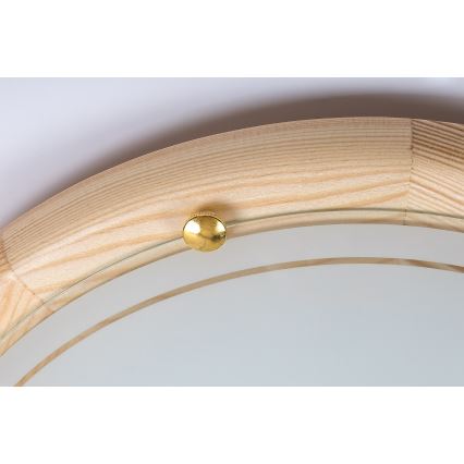 Brilagi - Griestu gaismeklis ORBIS 2xE27/60W/230V Ø 38 cm priede