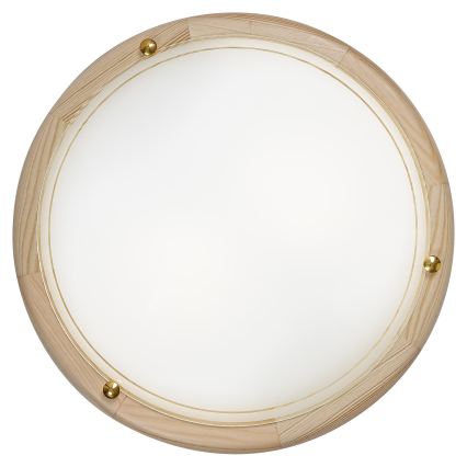 Brilagi - Griestu gaismeklis ORBIS 2xE27/60W/230V Ø 38 cm priede