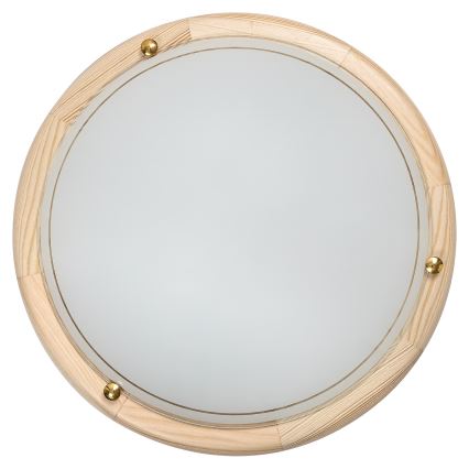 Brilagi - Griestu gaismeklis ORBIS 2xE27/60W/230V Ø 38 cm priede